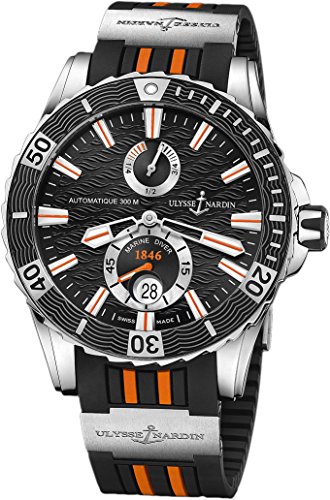 ユリスナルダン スーパーコピー 腕時計 Maxi Marine Diver 自動巻 263-10-3-952 ブラック