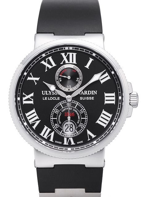 ユリスナルダン スーパーコピー 腕時計 263-67-3/42 黒色 ブラック メンズ