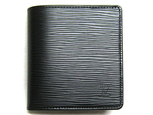 ルイヴィトン エピ LV 財布 ６カード 二つ折りカードケース ノワール M63312