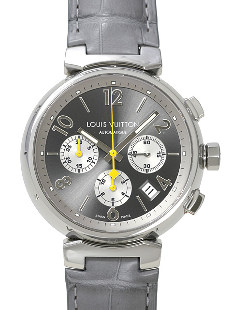 ルイヴィトン時計 スーパーコピー タンブール クロノグラフ GMグレー / Q11201