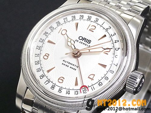 オリススーパーコピー 腕時計 ビッグクラウン ポインターデイト75475514061M