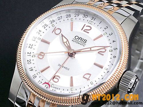 オリススーパーコピー腕時計 ビッグクラウン ポインターデイト 75476284361M