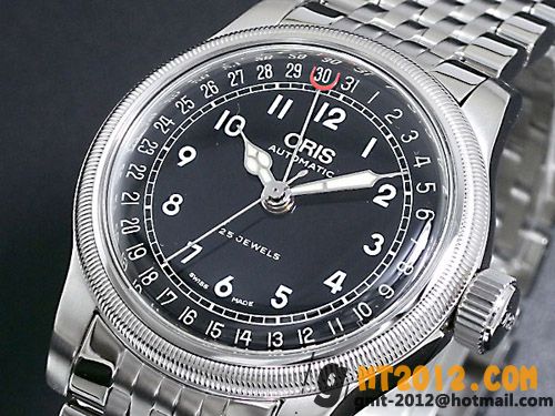オリススーパーコピー腕時計 ビッグクラウン ポインターデイト 75475514064M