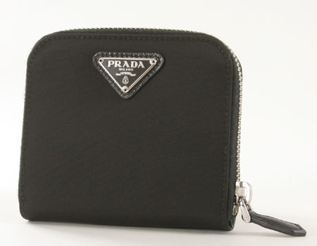 プラダスーパーコピー テスート 二つ折財布 ブラック 1M0522