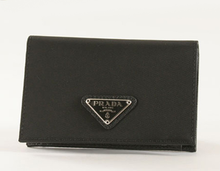 プラダスーパーコピー テスート 二つ折財布(札入れなし) ブラック 1M0504