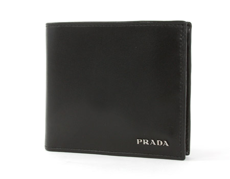 プラダスーパーコピー VITELLO 二つ折財布 ブラック 2M0738