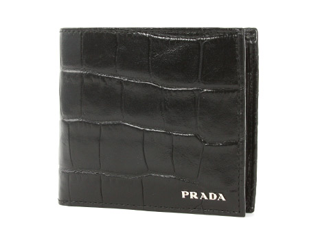 プラダスーパーコピー ST COCCO 二つ折財布 ブラック 2M0738